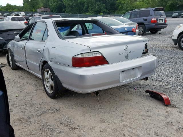 19UUA56672A030909 - 2002 ACURA 3.2TL SILVER photo 3