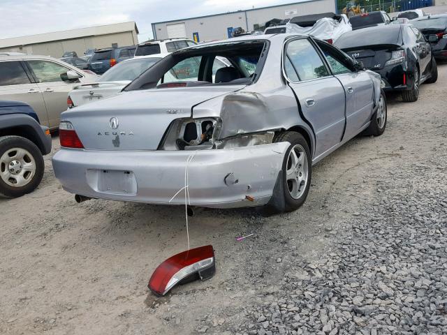 19UUA56672A030909 - 2002 ACURA 3.2TL SILVER photo 4