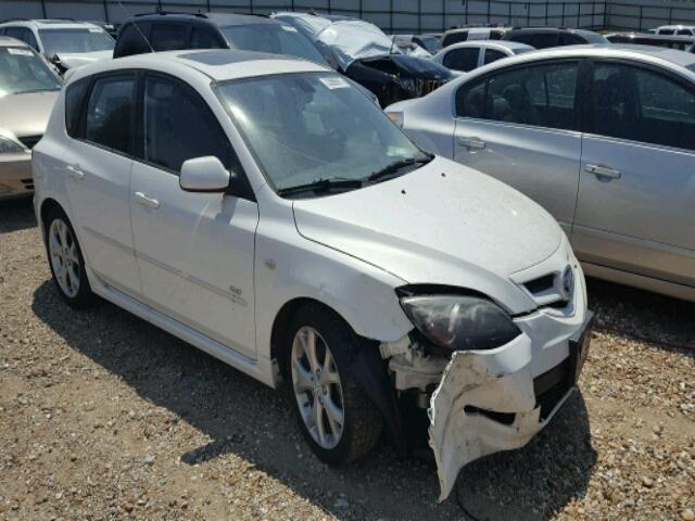 JM1BK343471712010 - 2007 MAZDA 3 HATCHBAC WHITE photo 1