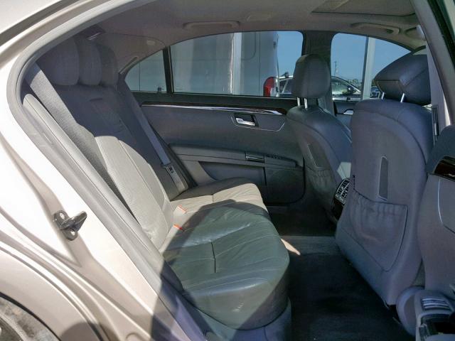 WDDNG71XX7A070461 - 2007 MERCEDES-BENZ S 550 GRAY photo 6