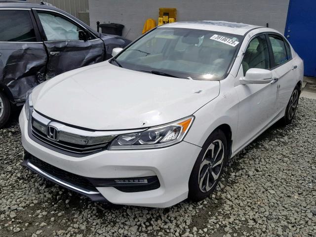 1HGCR2F81GA089854 - 2016 HONDA ACCORD EXL WHITE photo 2