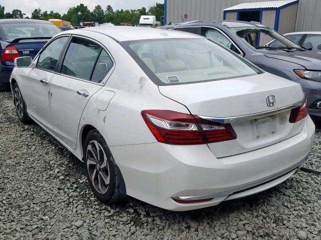 1HGCR2F81GA089854 - 2016 HONDA ACCORD EXL WHITE photo 3