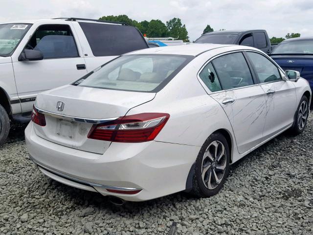 1HGCR2F81GA089854 - 2016 HONDA ACCORD EXL WHITE photo 4