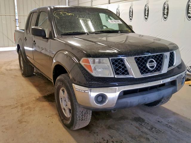 1N6AD07W75C422921 - 2005 NISSAN FRONTIER C BLACK photo 1