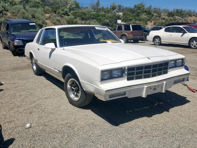 1G1GZ37H4GR166070 - 1986 CHEVROLET MONTE CARL WHITE photo 1