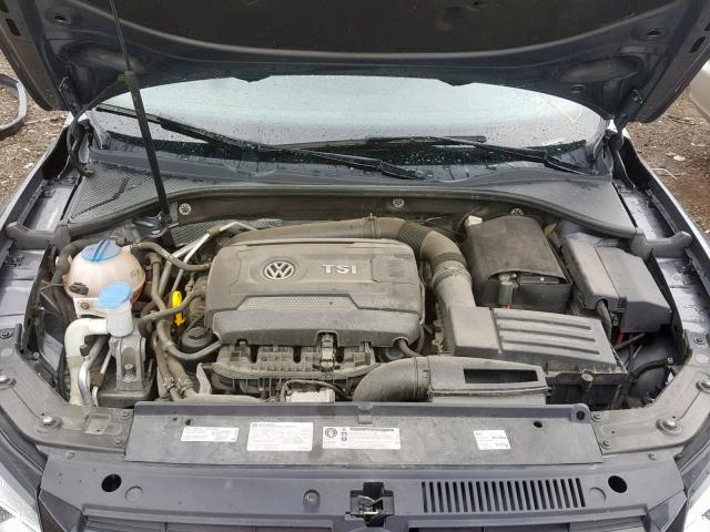 1VWBS7A37EC053186 - 2014 VOLKSWAGEN PASSAT SE GRAY photo 7