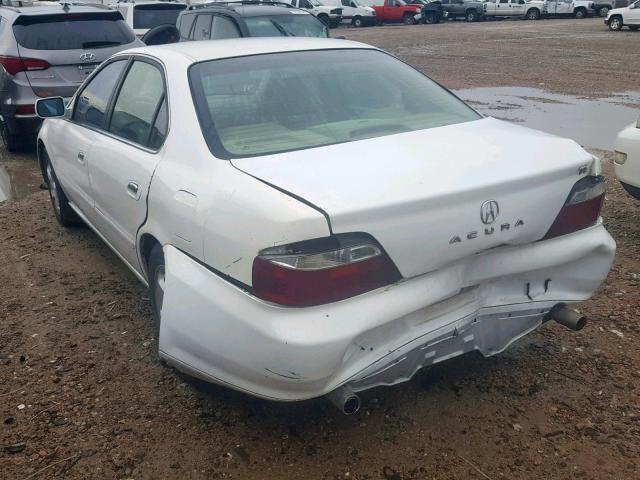 19UUA56672A058757 - 2002 ACURA 3.2TL WHITE photo 3