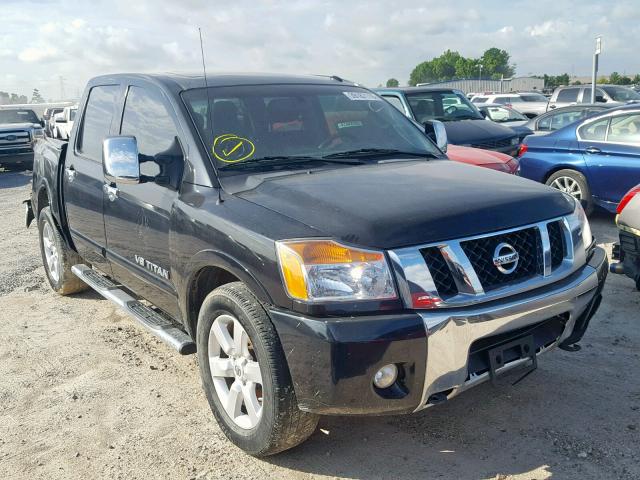 1N6BA0ED2EN516529 - 2014 NISSAN TITAN S BLACK photo 1