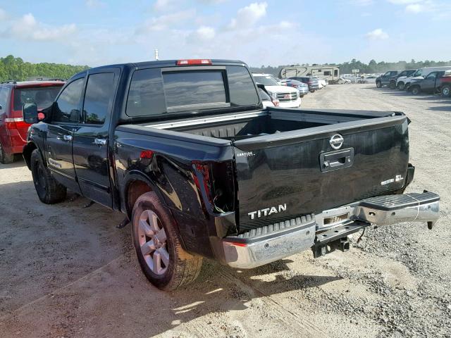 1N6BA0ED2EN516529 - 2014 NISSAN TITAN S BLACK photo 3