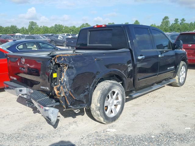 1N6BA0ED2EN516529 - 2014 NISSAN TITAN S BLACK photo 4