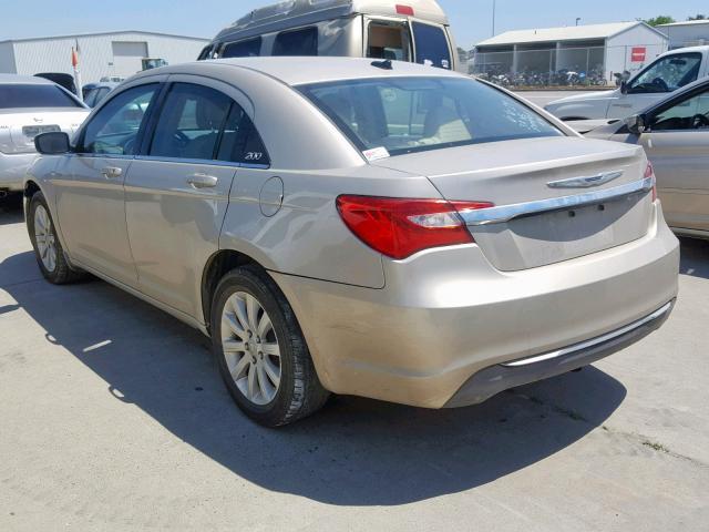 1C3CCBBB1DN728227 - 2013 CHRYSLER 200 TOURIN TAN photo 3