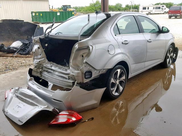 1G1JF5SBXH4121484 - 2017 CHEVROLET SONIC PREM SILVER photo 4