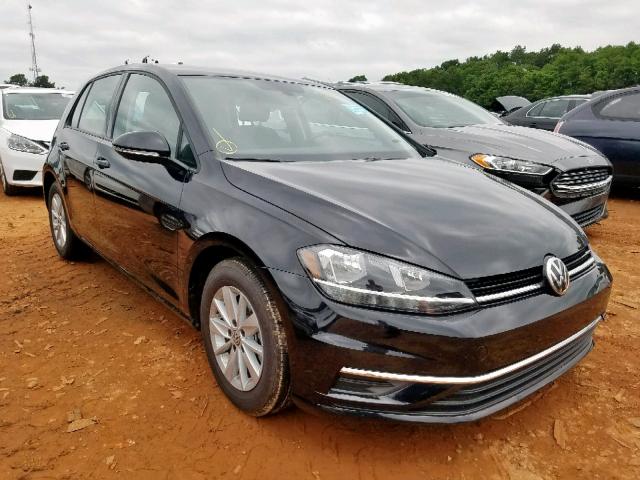 3VWG57AU8KM009004 - 2019 VOLKSWAGEN GOLF S BLACK photo 1