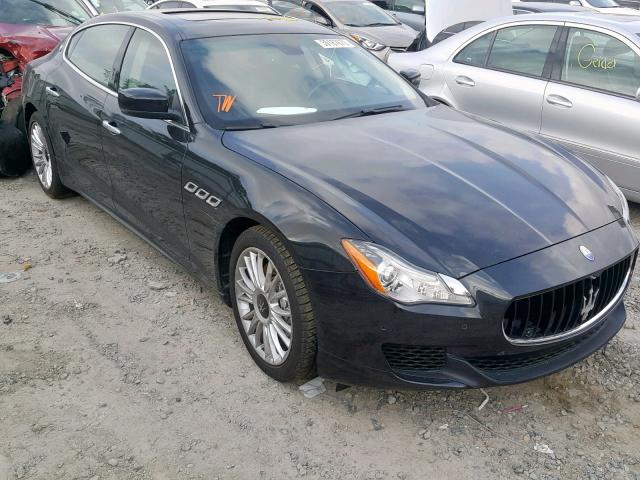 ZAM56RRA3E1086244 - 2014 MASERATI QUATTROPOR BLACK photo 1