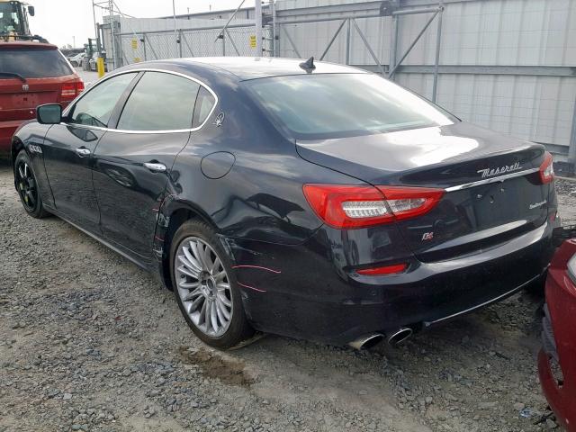 ZAM56RRA3E1086244 - 2014 MASERATI QUATTROPOR BLACK photo 3