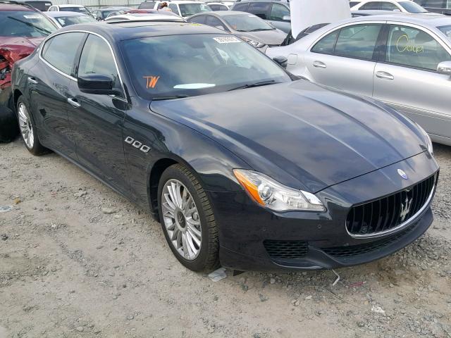 ZAM56RRA3E1086244 - 2014 MASERATI QUATTROPOR BLACK photo 4