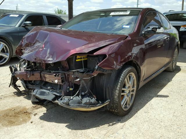 JTKDE167570165381 - 2007 TOYOTA SCION TC 栗色 照片 2