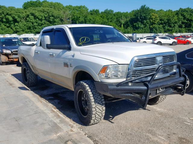 3D7UT2CL6AG121645 - 2010 DODGE RAM 2500 WHITE photo 1