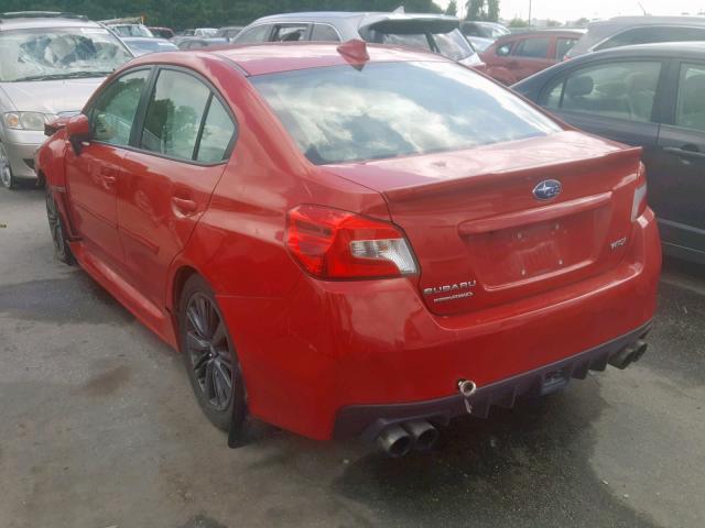 JF1VA1J67F9812112 - 2015 SUBARU WRX LIMITE RED photo 3