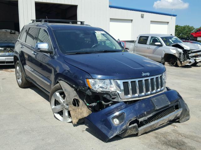 1C4RJFBG2CC219336 - 2012 JEEP GRAND CHER BLUE photo 1