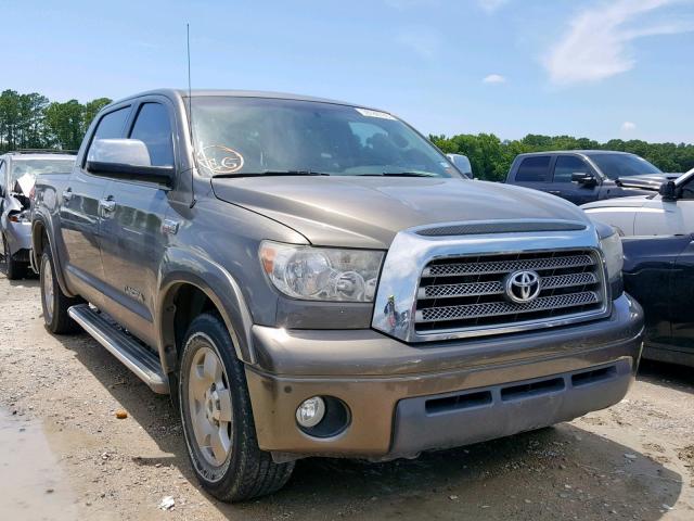 5TFEV58128X059667 - 2008 TOYOTA TUNDRA CRE TAN photo 1