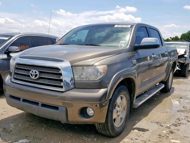 5TFEV58128X059667 - 2008 TOYOTA TUNDRA CRE TAN photo 2