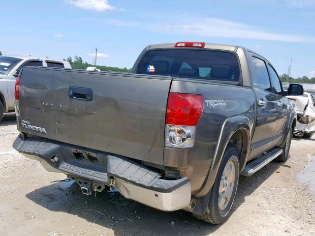 5TFEV58128X059667 - 2008 TOYOTA TUNDRA CRE TAN photo 4