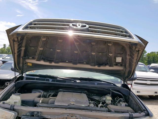 5TFEV58128X059667 - 2008 TOYOTA TUNDRA CRE TAN photo 7