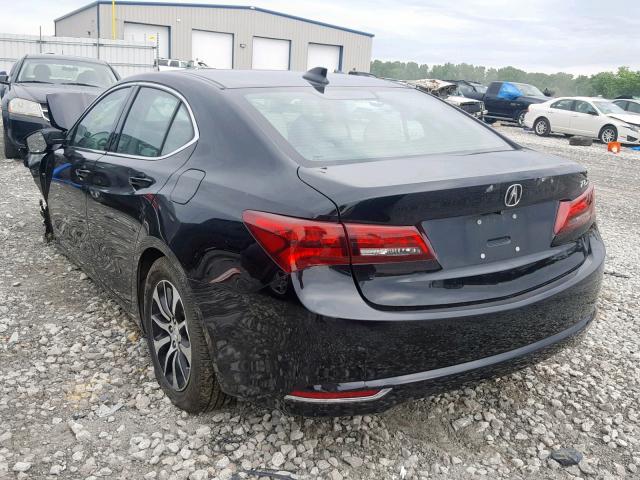 19UUB1F38FA025557 - 2015 ACURA TLX BLACK photo 3