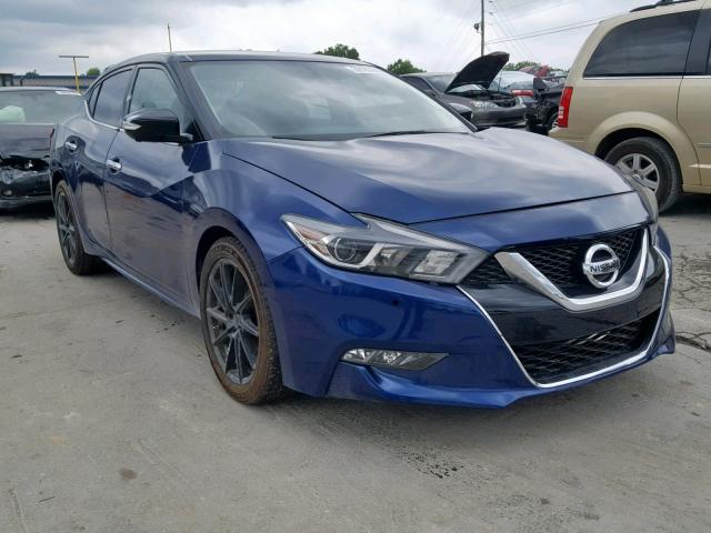 1N4AA6APXGC427538 - 2016 NISSAN MAXIMA 3.5 BLUE photo 1