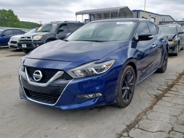 1N4AA6APXGC427538 - 2016 NISSAN MAXIMA 3.5 BLUE photo 2