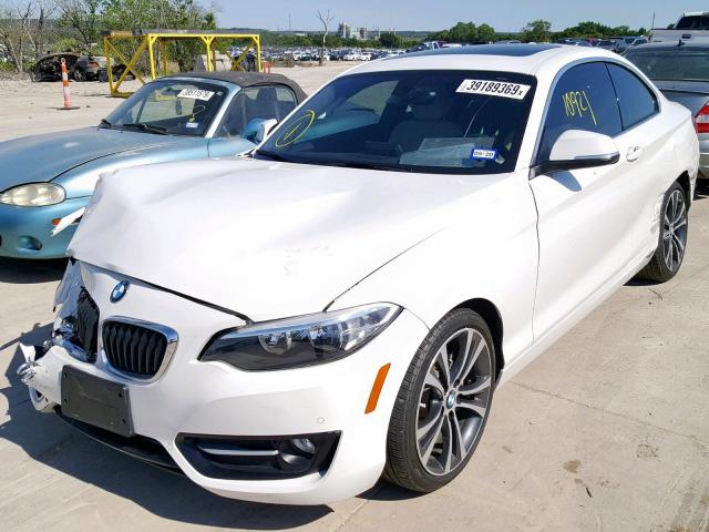 WBA2F9C32HV983938 - 2017 BMW 230I WHITE photo 2