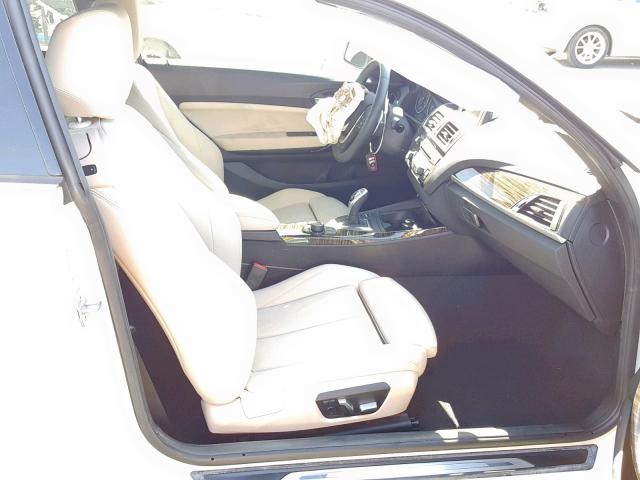 WBA2F9C32HV983938 - 2017 BMW 230I WHITE photo 5