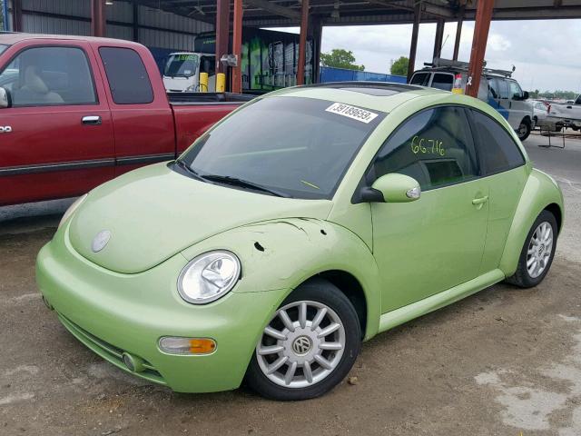 3VWCK31C54M416367 - 2004 VOLKSWAGEN NEW BEETLE Yaşıl foto 2