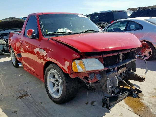 2FTZF0739YCA81672 - 2000 FORD F150 SVT L RED photo 1