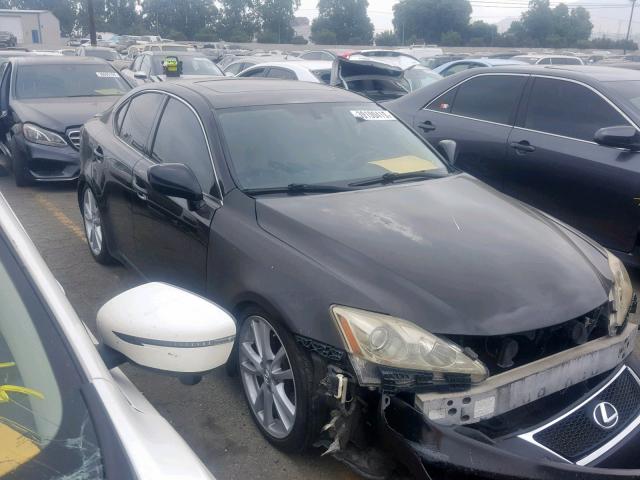 JTHBK262762011385 - 2006 LEXUS IS 250 BLACK photo 1