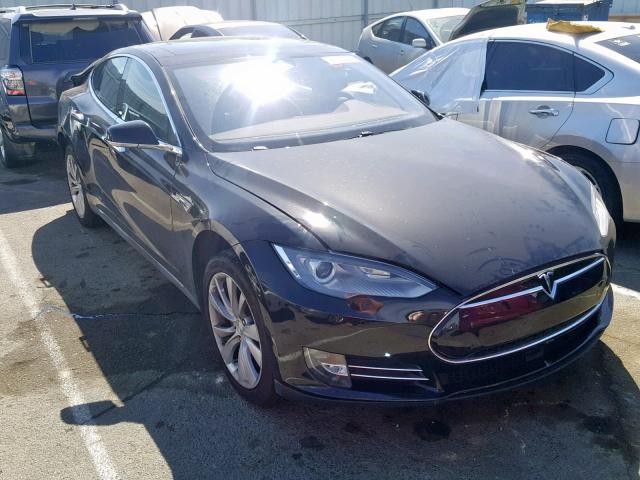 5YJSA1E22GF127897 - 2016 TESLA MODEL S أسود صورة 1