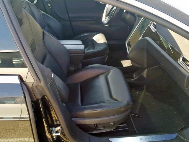 5YJSA1E22GF127897 - 2016 TESLA MODEL S أسود صورة 5