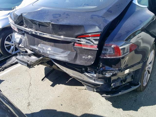 5YJSA1E22GF127897 - 2016 TESLA MODEL S أسود صورة 9