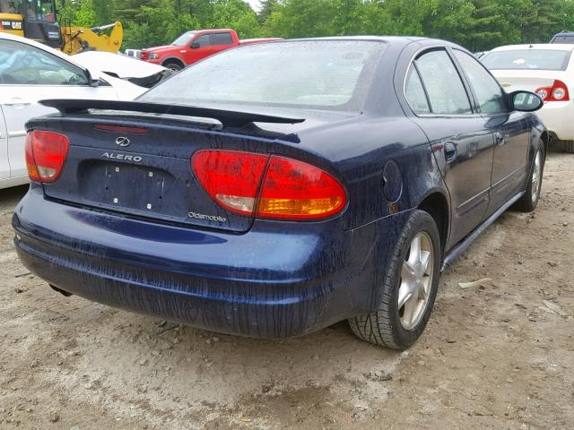 1G3NL52E21C106579 - 2001 OLDSMOBILE ALERO GL BLUE photo 4