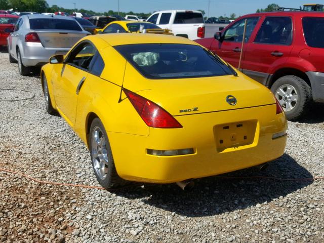 JN1AZ34D15M600151 - 2005 NISSAN 350Z COUPE YELLOW photo 3