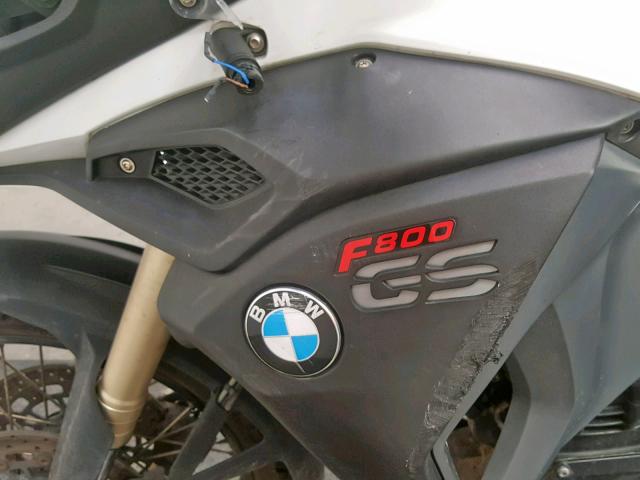 WB10B1504FZ493689 - 2015 BMW F800 GS AD WHITE photo 11