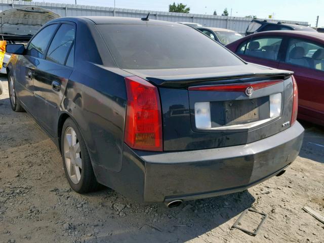 1G6DP567550112253 - 2005 CADILLAC CTS HI FEA BLACK photo 3