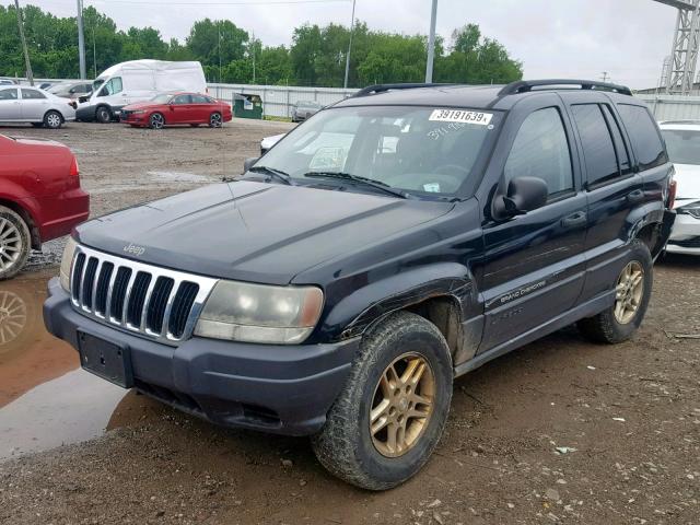 1J4GW48S33C613172 - 2003 JEEP GRAND CHER BLACK photo 2