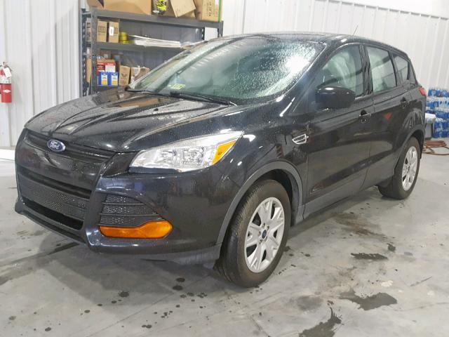 1FMCU0F74FUA48443 - 2015 FORD ESCAPE S BLACK photo 2