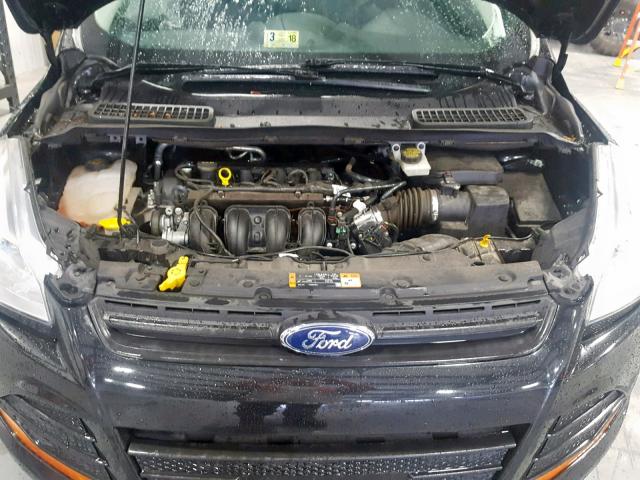 1FMCU0F74FUA48443 - 2015 FORD ESCAPE S BLACK photo 7