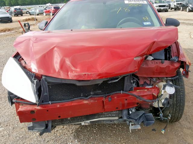 1G2ZF55BX64187122 - 2006 PONTIAC G6 SE RED photo 7