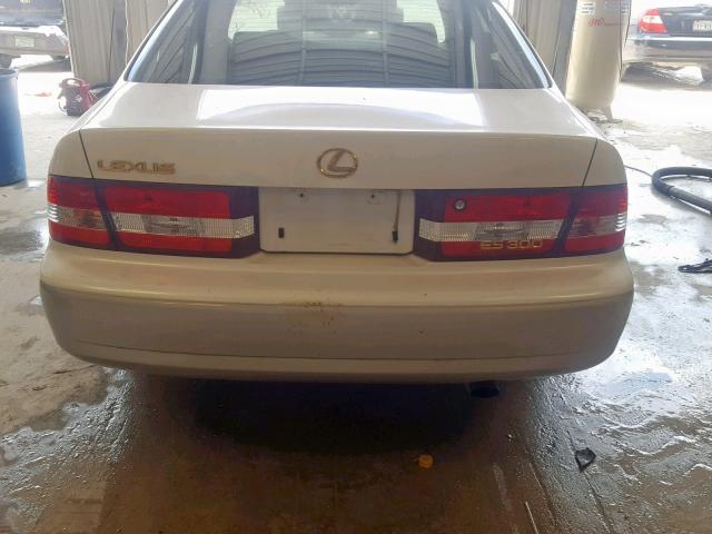 JT8BF28G1Y0250071 - 2000 LEXUS ES 300 WHITE photo 9