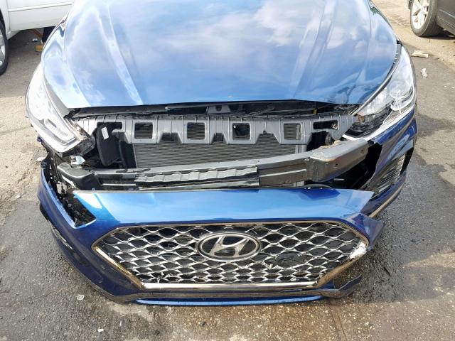 5NPE34AFXJH717873 - 2018 HYUNDAI SONATA SPO BLUE photo 9