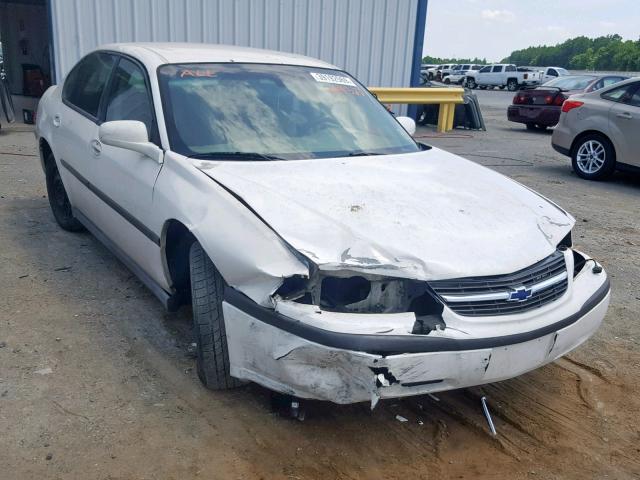 2G1WF55E729244322 - 2002 CHEVROLET IMPALA WHITE photo 1